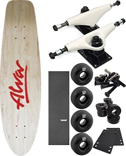 Alva Skateboards OG 1977 Maple Reissue Old School Skateboard 7.88" x 29.75" Complete Skateboard - Bundle of 7 items