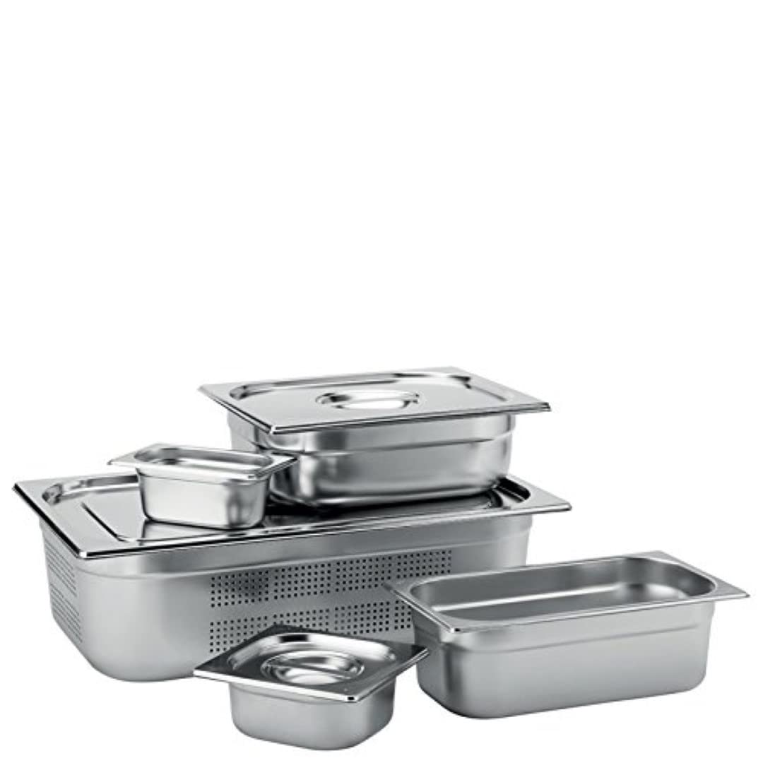 Utopia F70032 Gastronomes, Stainless Steel, GN 1/3 Handled Lid (Pack of 6)