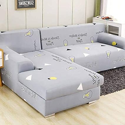 SLOUD Fundas de sofá seccionales, Fundas elásticas de Tela de poliéster