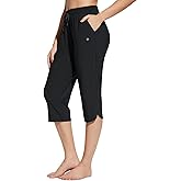baleaf Women's Swim Capris Pants 18" Quick Dry Modest Swimsuits UPF 50+ Bathing Suit Bottoms Beach Pants with Pockets