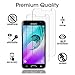 HPTech Galaxy J3 2016 Screen Protector - (2-Pack) Tempered Glass for Samsung Galaxy J3 V / J3 2016 Version [Not for J3 Prime] Bubble Free with Lifetime Replacement Warranty