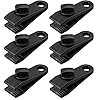 GQC 6 Stks Tarp Clip Klem, Zware Tarp Clips Set Instant Luifel Klem voor Tenten Tarp Caravan Tuin Schaduw Doek Boot…