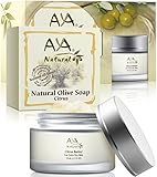 Extra Dry Itchy Cracked Skin Kit - 100% Natural Citrus Body Butter Moisturizer 1.7 oz & Skin Soap 3.4 oz - Shea, Cocoa, Coconut, Olive, Jojoba & Lemon Oils Blend Care Set