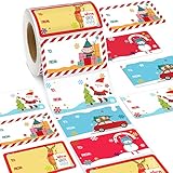 Outus 500 Pieces Christmas Tags Christmas Santa