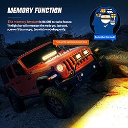 Nilight 20Inch 420W LED Light Bar 2PCS 4Inch 60W