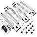 EShine 6 Panels LED Under Cabinet Lighting, with IR Sensor! Hand Wave Activated - Bright, Strong and Stable - Easy to Install, Screw and 3M Sticker Options Included - Deluxe Kit, Warm White