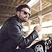 Dollger Polarized Sunglasses for Men Women Brand Designer Retro Classic Trendy 80s Black Sunglasses for Driving, 52