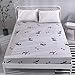 Fitted Sheet Bedsheet Without Pillowcases Used for Bedding Single Double Bed KSN Twin Full Print Fruit Animal Whale Panda for Kids Adults Teens Bedding 1PC (China Panda, Light Grey, Full 70