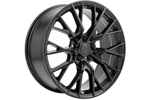 RS Series Wheel, Size 18x8.0, 5x114.3 BoltPattern, 35 Offset, 60.1mm Center Bore, Black (Sold Each)