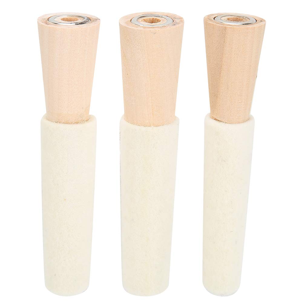 Ring Buffing Rod, Jewelry Polishing Tool 3pcs Ring Polish Tool with Cloth for Sanding and Polishing Shaping Tool