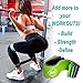 Beach Nook Resistance Loop Bands for Legs and Butt | Elastic Exercise Band Set for Women | Best Resistant Workout Loops for Booty, Glute, Leg & Thigh Exercising with Free Carrying Bag