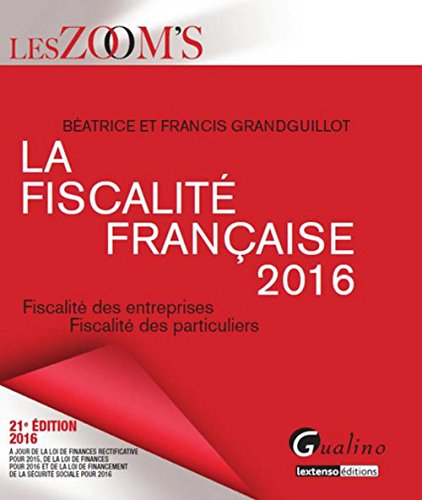 La  fiscalité française 2016