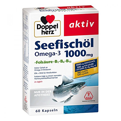 Doppelherz aktiv SeefischÃ¶l Omega-3 1000mg- Buy Online in Lebanon at  Desertcart - 42211564.