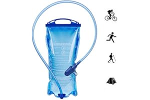 Hydration Bladder ,Water Bladder BPA Free, 7Inch Large Opening Water Reservoir, Leak Proof Military Water Storage Bladder Bag