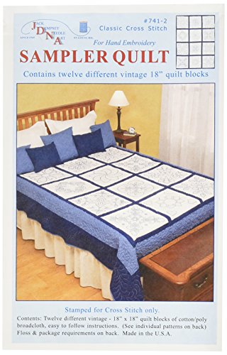 Classic Cross-Stitch Sampler Quilt