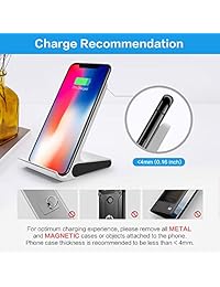 Fortune Nexus Qi   Cargador inalámbrico para Samsung Note 9, iPhone 8 8 Plus, iPhone X, Galaxy S9 S9 Plus S8 S8+