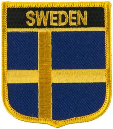 Europe Flag Embroidered Patch Shield