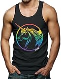 Rainbow Unicorn Men's Tank Top T-shirt