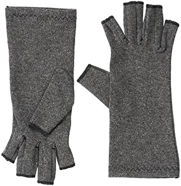 Compression Arthritis Gloves Open-finger Breathable Hands Warmer for Men/Women Rheumatoid &amp; Osteoarthritis Disease Joint Pain Symptom Relief Care Hand-guard for Typing/Cooking/Writing (Small)