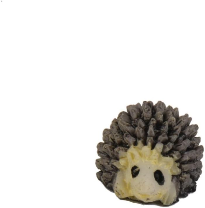 VORCOOL 10pcs Miniature Landscape Ornament Garden Decoration Resin Hedgehog - Image 4