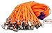 Lanyards Bulk Lanyards for Id Badges (50 Pack/Each 17.5-Inch) Lanyard Clip Durably Woven Badge Lanyard with Clip Swivel Hooks (50 Pack, Cotton Orange)