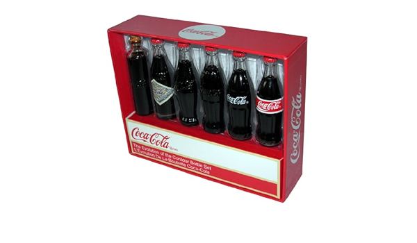 Botella Miniatura Retro Coca Cola Evolution Set : Amazon.es