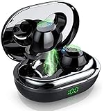 MuGo Wireless Earbuds, Bluetooth Headphones in Ear with Charging Case, TWS Stereo Bluetooth Headset with Mic, Touch…