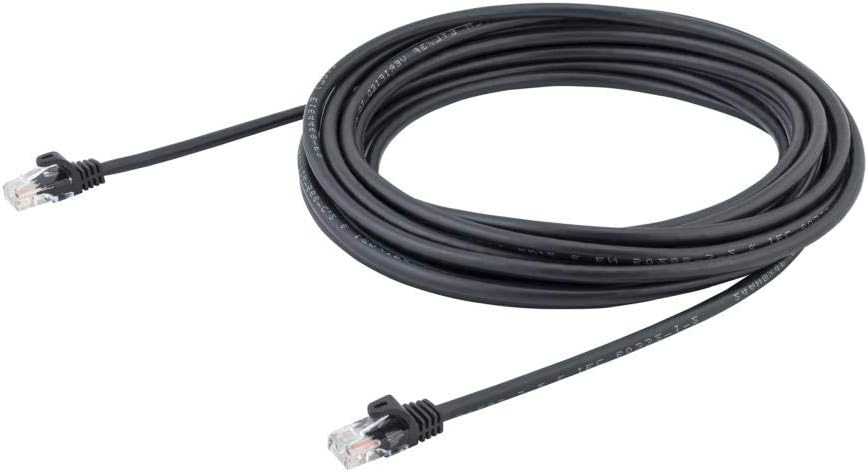 StarTech.com 7m Black Cat5e Patch Cable with Snagless RJ45 Connectors - Long Ethernet Cable - 7 m Cat 5e UTP Cable (45PAT7MBK) - Image 3