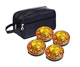 Tumecos Emergency Flare Alert Warning Signal Caution Light LED Beacon Pro with Magnetic Base for Vehicle (Yellow 4)