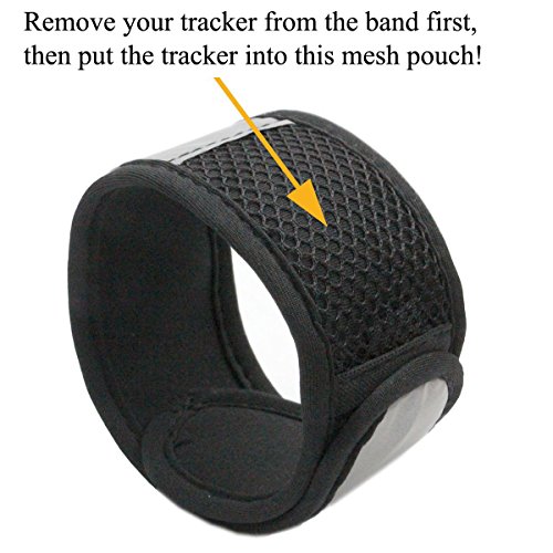 Reflective Ankle Wear Band W Mesh Pouch For Fitbit Flex/2 One Zip Alta