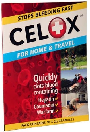 CELOX First Aid Temporary Traumatic Wound Treatment 2g, 10-Pack by Celox