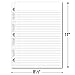 Five Star Loose Leaf Paper + Study App, 4 Pack, 3 Hole Punched, Reinforced Filler Paper, College Ruled Paper, 11
