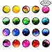 DROLE 100Pcs Printed Glass Dome Cabochons Gradient Color DIY Cabochon for Jewelry Making 12mm