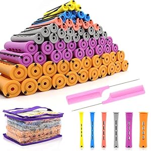 120Pcs-Hair-Perm-Rods-Set-6-Sizes-Plastic-Hair-Cold-Wave-Rods-Heatless-Perming-Rods-Hair-Curlers-Rollers-with-Pintail-Comb-for-Long-Short-Straight-Curly-Natural-Hair-DIY-Hairdressing-Styling-Tools 120Pcs Hair Perm Rods Set, 6 Sizes Plastic Hair Cold Wave Rods, Heatless Perming Rods Hair Curlers Rollers with Pintail…