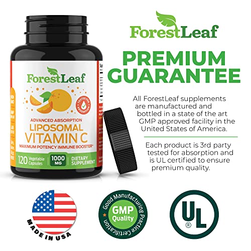 ForestLeaf Liposomal Vitamin C Liposomal VIT C 1000mg Capsules