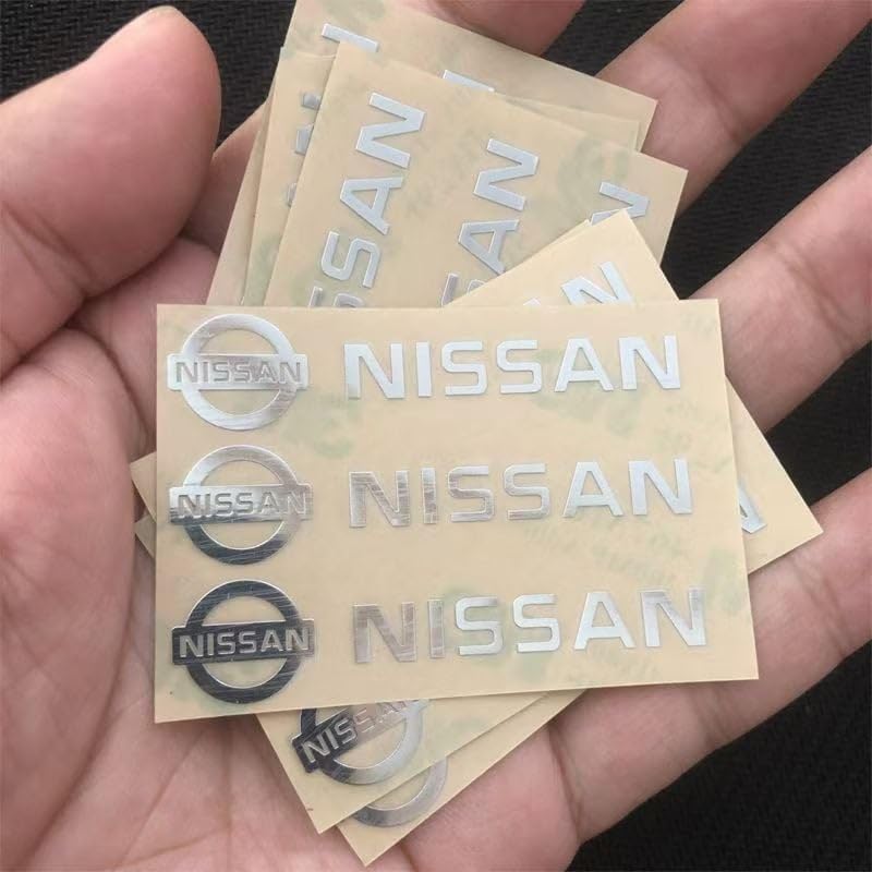 【8個】車用ステッカーデカール3D専用金属装飾ロゴバッジステッカーオートバイ バイク ステッカー デカール シール デカール シール 防水デカールデコレーション(に適うカスタムエディションNISMO センター エクストレイル セレナ エルグランド ブルーバード ティアナ キックス ディズリーフ 全シリーズ対応互換品)写真x の商品画像