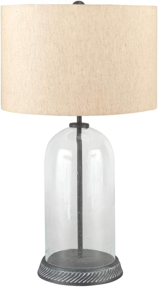 Ashley Furniture Signature Design - Manelin Glass Table Lamp - Clear