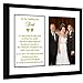 Father Thank You Wedding Gift - Thank You Poem From Both the Bride and Groom - 8x10 Inch Frame - Add Photo