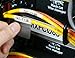 Brady M-116-427 Vinyl B-427 Black on White/Clear Label Maker Cartridge, 2-1/2