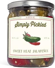 Pickled Pink, Simply Pickled Sweet Heat Jalapeno's, 16 oz