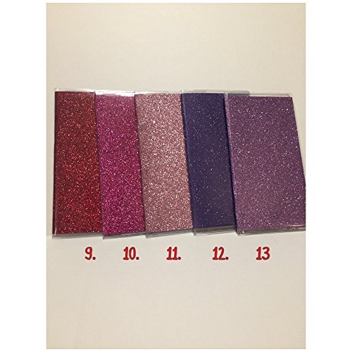 Bling Glitter - Clear Vinyl Checkbook cover,Duplicate or Single Checks, No wait Ready to Ship