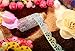 AKOAK 6 Rolls 1.8cm Bud Silk Stationery Stickers Glittery Hollow Out Lace Tape Colorful Decoration Masking Tape DIY Sticker Scrapbooking Tools