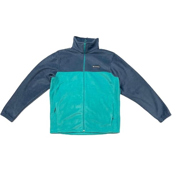 Columbia Mens Granite Mountain Full Zip Fleece Jacket (L, Blue