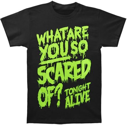 Tonight Alive Men's What Are You Scared Of? T-shirt X-Small Black