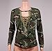 Morecome Fashion Women Shirt Slim Casual Blouse Camouflage Tops (S, Camouflage)
