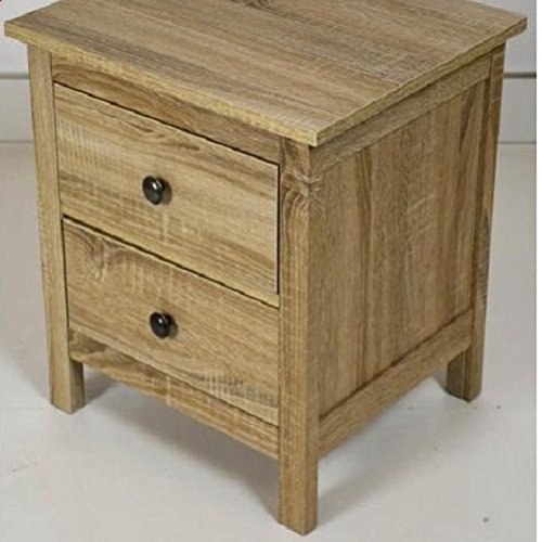 2 Schubladen Nachttisch Schrank Tisch/Home Sofa Tisch Bücherregal Bett