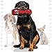 TUFFY - World's Tuffest Soft Dog Toy - Ultimate Bone-Squeakers - Multiple Layers. Made Durable, Strong & Tough. Interactive Play (Tug, Toss & Fetch). Machine Washable & Floats (Regular, Red Paw)