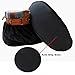 DearyHome Shoe Covers Reusable Washable Non Slip Work Boot Overshoes for Indoors Contractors Black XL