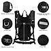 Gelindo Military Tactical Hydration Backpack with 2L Water Bladder Light Weight, MOLLE Tactical Assault Pack for Hiking Biking Running Walking Climbing Outdoor Travel(Black)