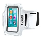 iPod Nano 7 Running Jogging Armband, Smash Terminator Custom Made Reflective Sports Exercise Gym Arm band with Dual Arm-Size Slots and Key Pocket (As Seen in Runners World Magazine - 5 Stars) inc.